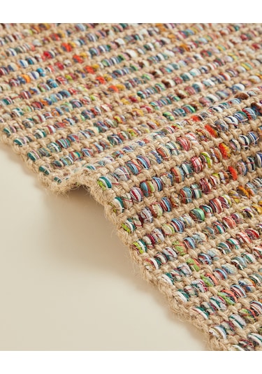 English Home Leona Dekoratif Jüt Kilim 120x180 Cm Multicolor Multicolor