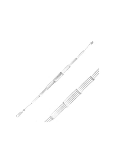 Blackcraft 925 Ayar Gümüş Parçalı Erkek Bileklik Bc-01c3fb Renkli