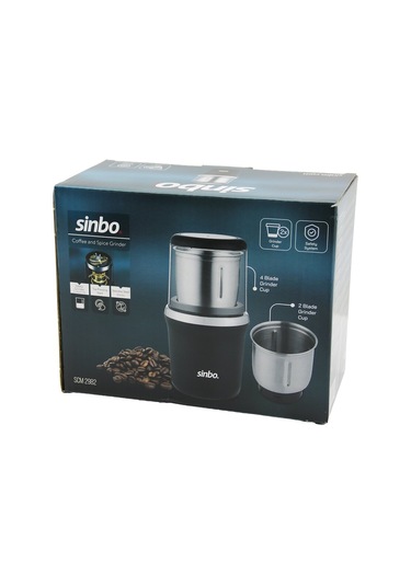 Kahve - Baharat Öğütücü Makine 2pcs Çelik Öğütme Haznesi 2 Bıçakl Çok Renkli