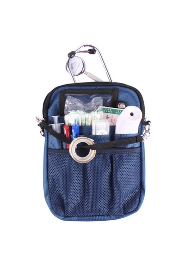 Hemşire Bel Çantası Tıbbi Malzeme Düzenleyici Mavi