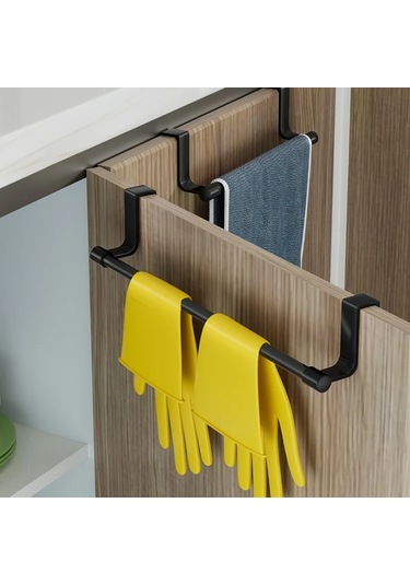 Zhanglei001 Beyaz L Mutfak Dolap Kapı Askısı Havlu Rafe Saklama Ünitesi Beyaz