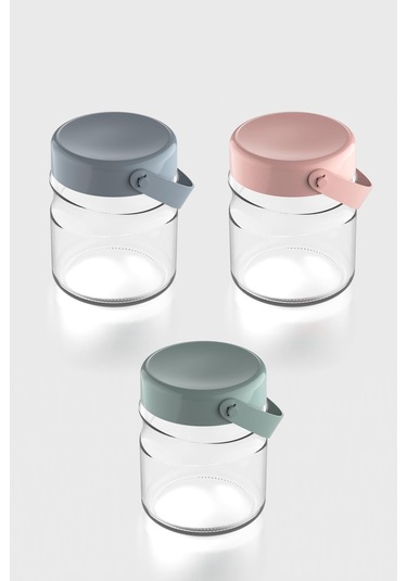 Renga Macro 900 Ml 3'lü Cam Kavanoz Seti 131061 Renkli Renkli