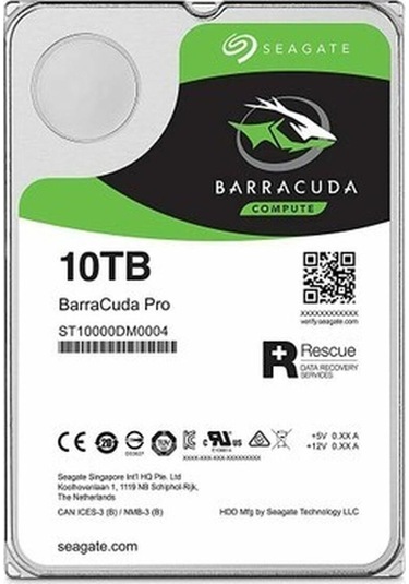 Seagate St10000dm004 10tb 256mb Cache 7200rpm Harddisk-56393
