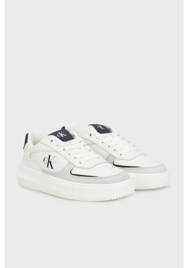 Calvin Klein Bayan Ayakkabı Yw0yw02001 060 Beyaz-lacivert Beyaz-lacivert