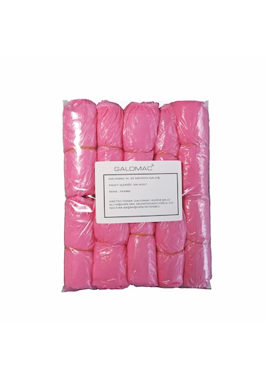 Galomac 40 Mic. Xl Galoş 100'lü Pembe