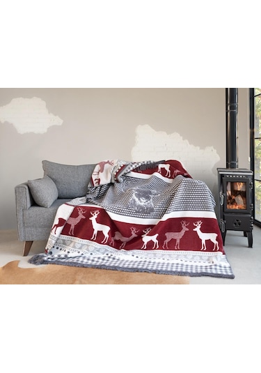 Aksu Tek Kişilik Pamuklu Battaniye Peaceful