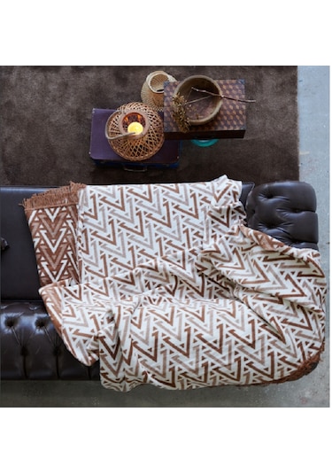 Sesli Home Lüks Peluş Battaniye 22117b Battal Boy 200X230 Karışık