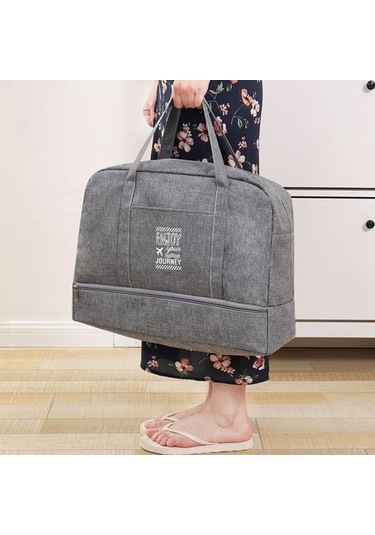 Lacivert Modern Seyahat Saklama Çantası Su Geçirmez Astar Deforme Olmayan Yerden Tasarruf S Lacivert