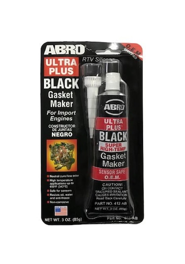 Abro Sıvı Conta Siyah Rtv Oem 85Gr
