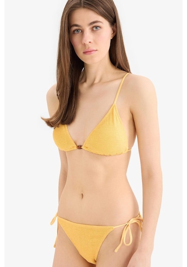 Defacto Regular Fit Bürümcük Bikini Üstü-fall İn Love E0205ax25smyl106 Sarı Defacto Regular Fit Bürümcük Bikini Üstü-fall İn Love E0205ax25smyl106 Sarı