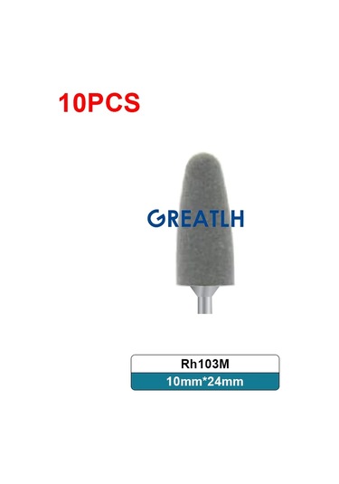 10 Adet/takım Silikon Kauçuk Parlatıcılar Diş Beyazlatma Araçları Kiti Diş Laboratuvarı Araçları Yellow