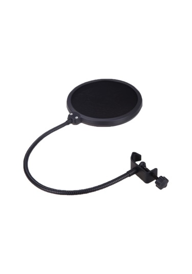 Hfambition Mikrofon İçin 6 İnç Çift Katlı Pop Filtresi, Rüzgar Ve Gürültü Engeli, Esnek Valla, Tüm Modellerle Uyumlu, Kayıt/söz/sanat İçin