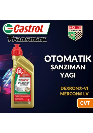 Castrol Transmax Dexron VI Mercon LV Otomatik Şanzıman Yağı 1 L