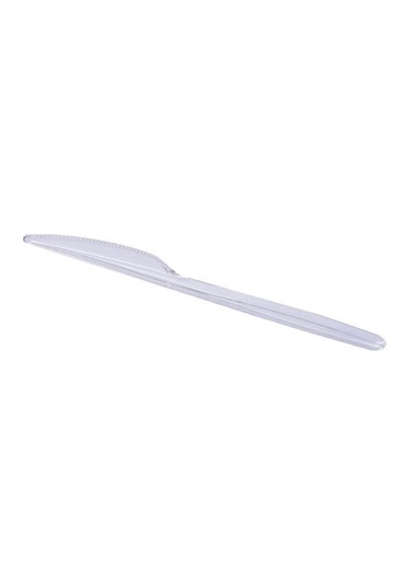 Lüx Şeffaf Plastik Bıçak Kullan At 500 Adet