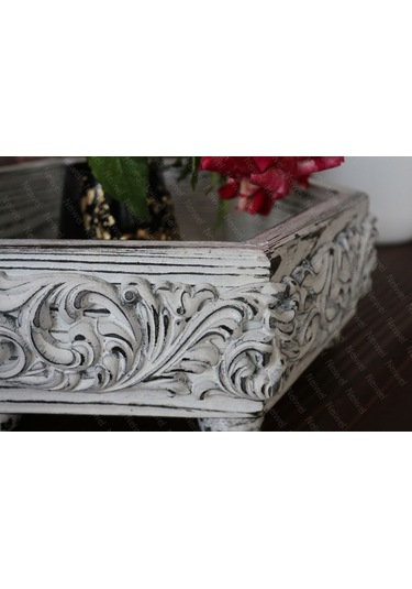 Neiwel Vintage Koezi Eskitme Beyaz Kapaklı Kutu