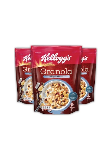Kellogg's Karışık Meyveli Granola 3 x 340 G