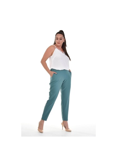 Beli Lastikli Slim Fit Klasik Pantolon (523192535)