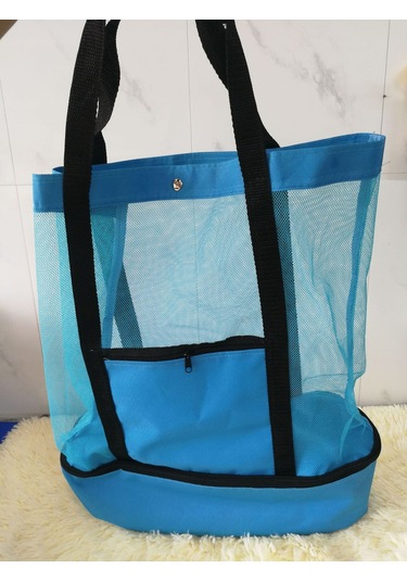 Youtek Mavi Dışarıda Piknik Çantası: Isı Yalıtımı Sağlar, Buzluk Ve Ağızlı Plaj Çantası İle Çok Fonksiyonlu Tasarım Mavi