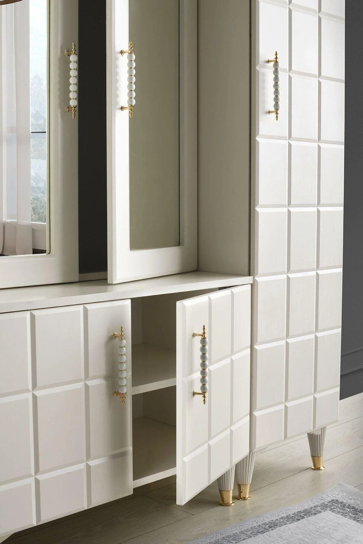 Truva Portmanto Beyaz