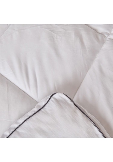 Evidea Soft Tek Kişilik Pamuk Microjel Yorgan - Beyaz - 155x215 Cm Beyaz