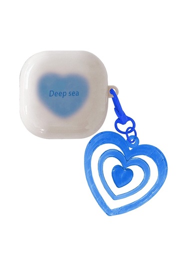 Samsung Galaxy Buds 2 - Buds Pro - Buds 2 Pro Uyumlu Kalpli Kılıf Mavi