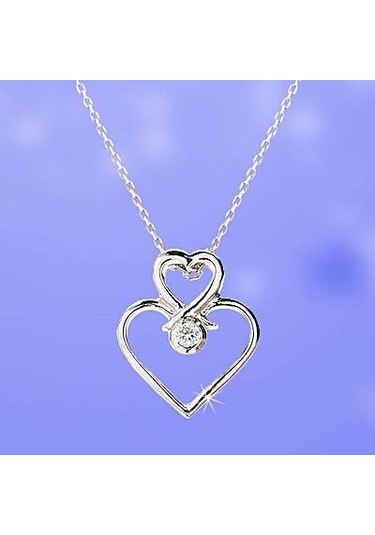 Pırlanta Kalp Kolyegmy005