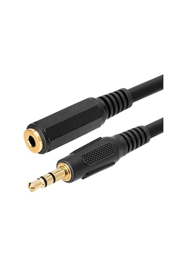 Kulaklık Ses Hoparlör Uzatma Kablosu 3.5mm Stereo - 1 Metre