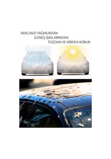 Ford Focus Sedan Tüm Modeller Uyumlu Branda Lüx Kalite Oto Brandası, Araba Çadırı Oto Örtüsü Universal