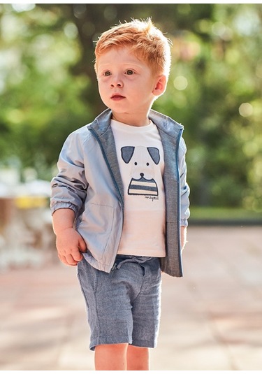 Mayoral Yazlık Erkek Bebek T-shirt Şort 2'li Set