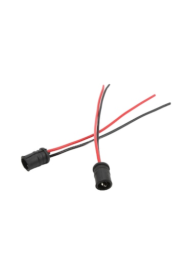 Suofeng 12v 30a T10-2 Led Ampul Tabanı, 15cm Kablolu, Isı Ve Korozyon Dayanıklı Abs, Endüstriyel/ Otomobil/ Bisiklet Uygulamaları - 2 Adet