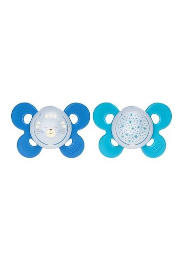 Chicco Physioforma Comfort Silikon Emzik 16-36 Ay 2'li 00074935420000_MULTI_1 Mavi