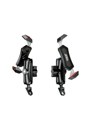 Nukrotech Mls-53 Mafsallı Ayna Bağlantılı Motosiklet Telefon Tutucu