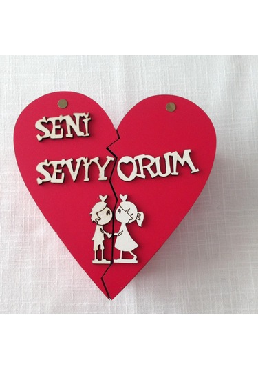 Seni Seviyorum Ahs Ap Hediye Kutusu Kalpli