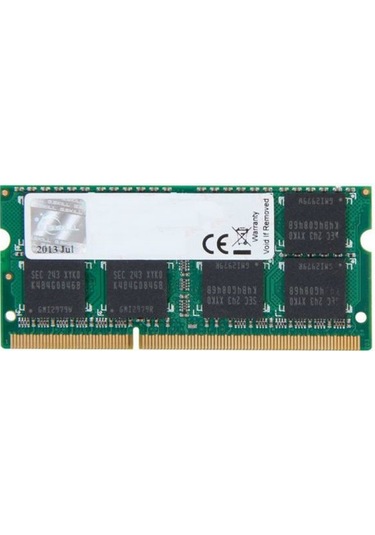 G.Skill Value F3-1600C11S-4GSL 4 GB DDR3 SODIMM 1600 MHz Notebook Bellek