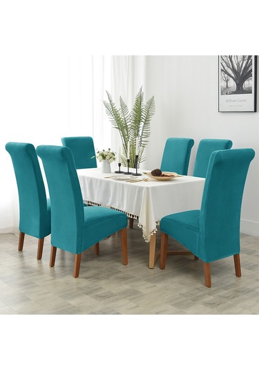 Ximistore9 2023 Yeni Tasarım Yüksek Esnekliğe Sahip Gümüş Tilki Kürklü Sandalye Kılıfı - Ev Ve Otel Kullanımı İçin İdeal Diğer