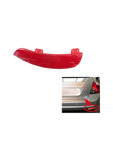 Volvo S40 Arka Tampon Reflektörü Sağ