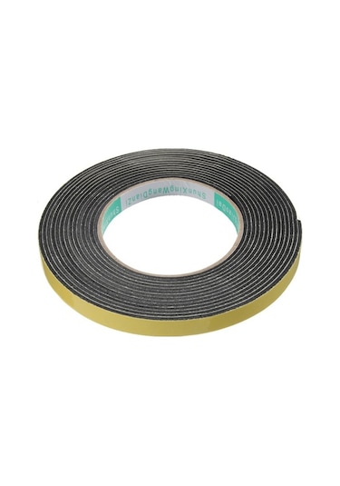 Kapı Pencere Bandı / Yapışkan Kapı Pencere Süngeri Eva-2*20-Siyah-10 Metre