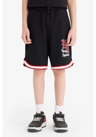 DeFacto Erkek Çocuk 2'li Takım Baskılı Atlet Beli Lastikli Şort E8824A825HSBK81