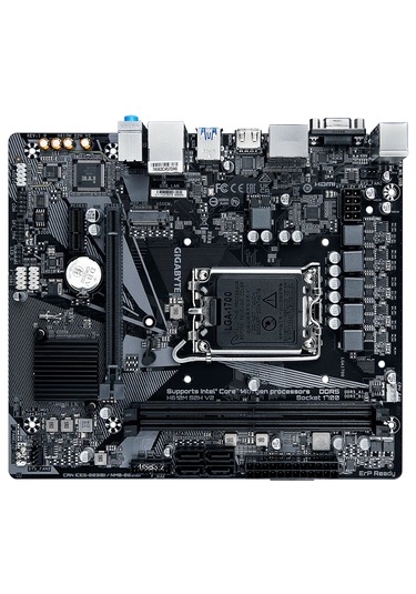 Gigabyte H610M S2H V2 D5 Intel H610 5600 MHz DDR5 Soket 1700 mATX Anakart