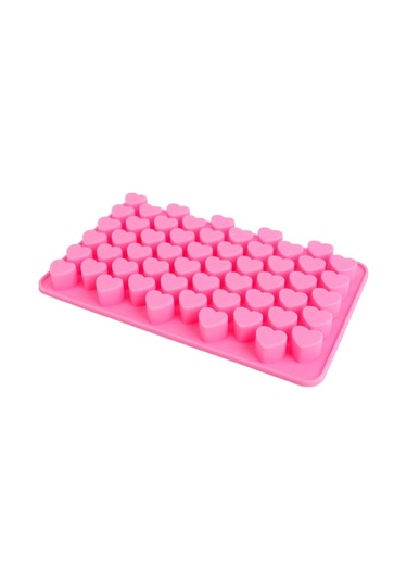 Yaratıcı Kalp Şekli 55-grid Ice Cube Tepsisi Pembe Diğer