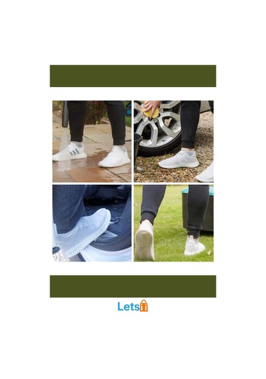 Su Geçirmez Silikon Ayakkabı Kılıfı L Beden