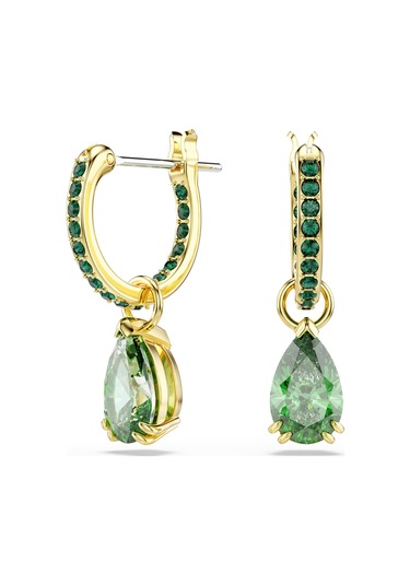 5723564 Swarovski Küpe Mp Attract:pe Mn Hoop Mfp Emer/gos Metalik