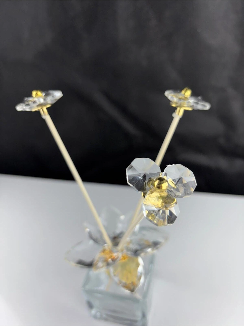 Gld Kristal Koku Şişe Dekoratif Obje Biblo Süs Eşya Salon Aksesuar Tv Sehpa Masa Konsol Ofis Salon Dekor