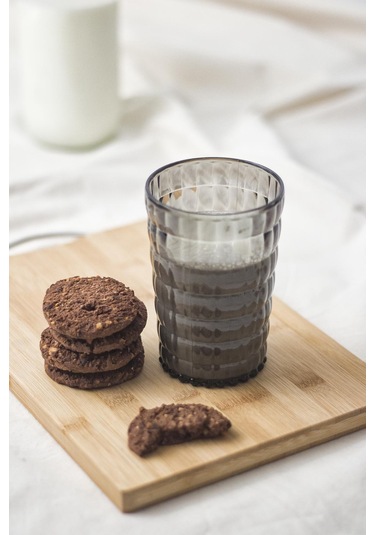 Allegra Füme Akrilik Bardak 400 Ml Modern Su Ve Meşrubat Bardağı Kırılmaya Dayanıklı Cam Değildir Tekli - 9075690869146