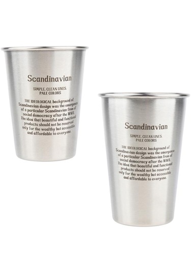 Homyl Bar Bira İçme Gümüş Için Paslanmaz Çelik 350ml Gümüş