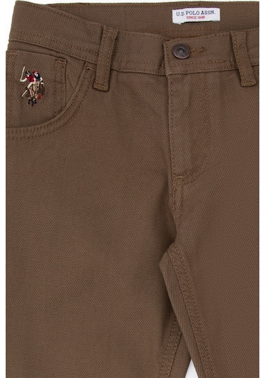 U.s. Polo Assn. Erkek Çocuk Haki Pantolon Kanvas-chino 50311575-vr027 Haki
