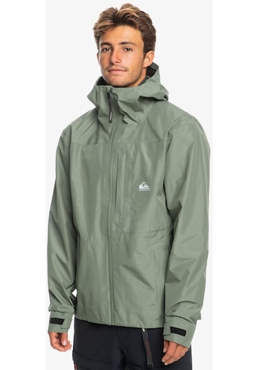Quiksilver Over Cast Gore Tex Jk Erkek Mont-27702-yeşil