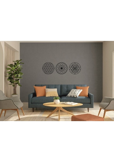 Yaşam Çiçeği Sri Yantra Torus Nefesi Üçlü Tablo