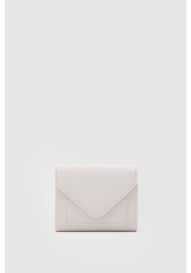 Shule Bags Mysa Medium Zarf Cüzdan Krem