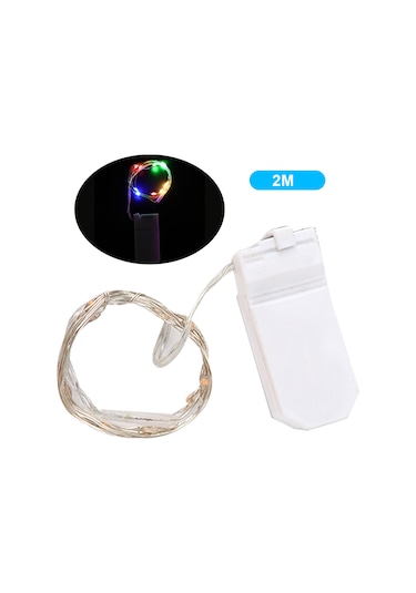 Qingmipy Parlak Led Işık Zinciri - Düğün, Parti Ve Hediye Süslemeleri İçin Su Geçirmez Ve Renk Seçenekli Dekoratif Aydınlatma Çok Renkli